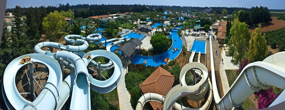 Vízpark Fasouri Watermania Water Park, Limassol, Ciprus