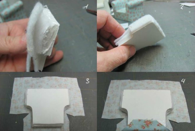 How to sew a puppet soft chair with your own hands from improvised materials: step13