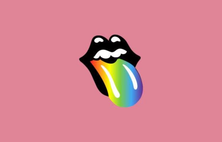 Twister lidah komik untuk perusahaan mabuk - pria, wanita, dengan tangkapan