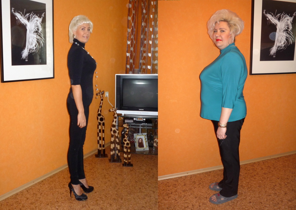 Diet tanpa karbohidrat: foto sebelum dan sesudah