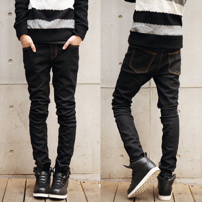 How to order jeans male black stretch in Aliexpress?
