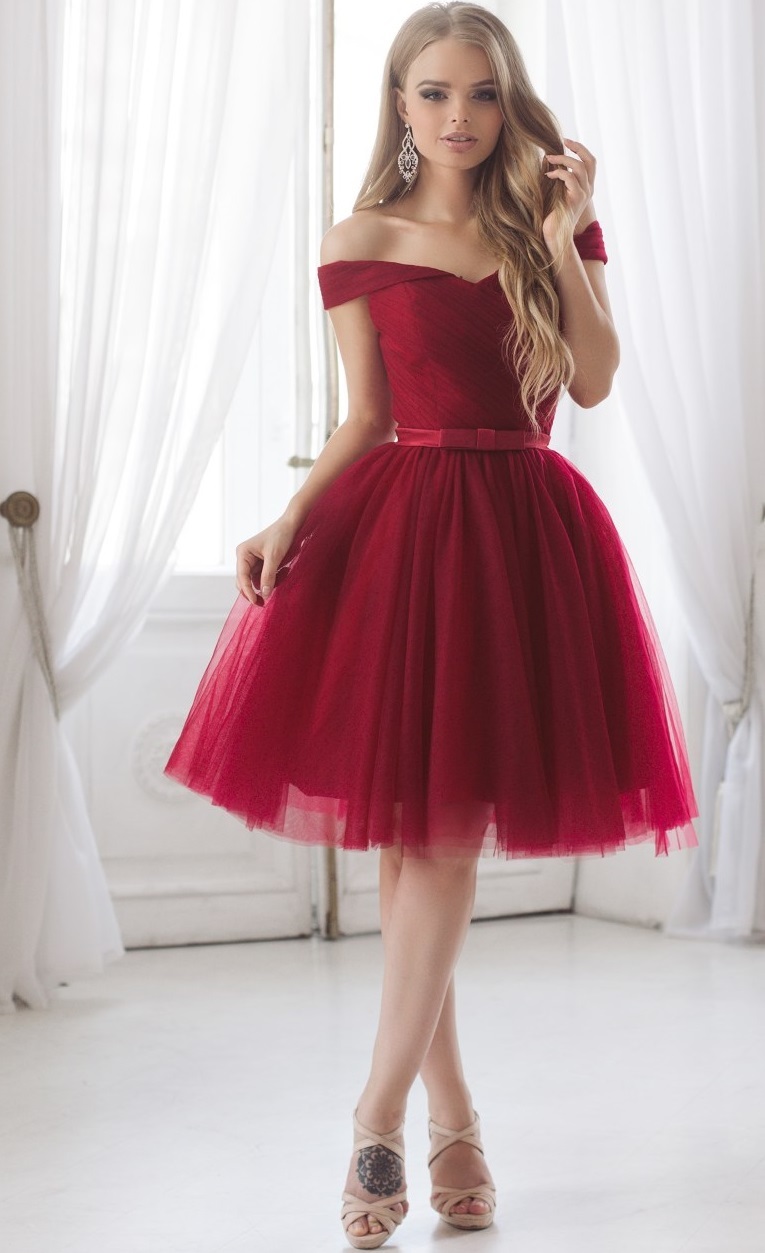 Vestido romántico para los amantes Día