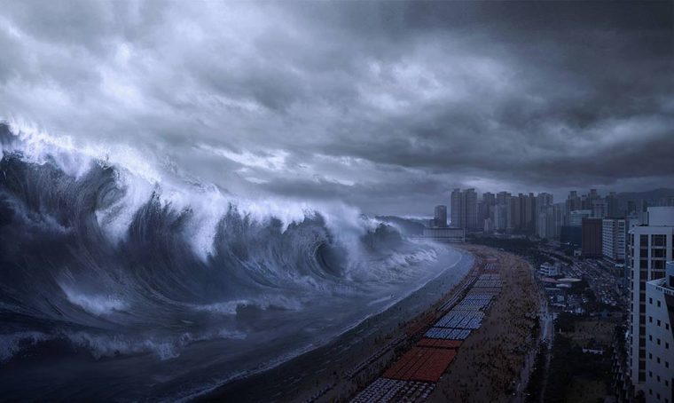 2012: Tsunami es una película de acción dramática sobre el coraje de una persona que está tratando de salvar la vida de las personas