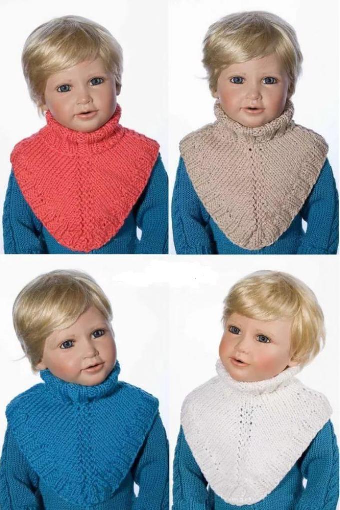 Chemise pour enfants simple avec des aiguilles de tricot sur le bébé pour les débutants: calcul des boucles, schéma, description