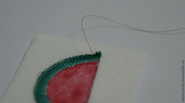 We start embroidery