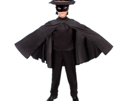 Κοστούμι DIY Zorro για ένα αγόρι: φωτογραφία, μοτίβο, οδηγίες δημιουργίας