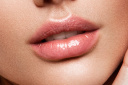 A pimple near the lips of girls, women, men: sign. Pimple above the upper lip, under the lower lip on the left and right, in the center: signs