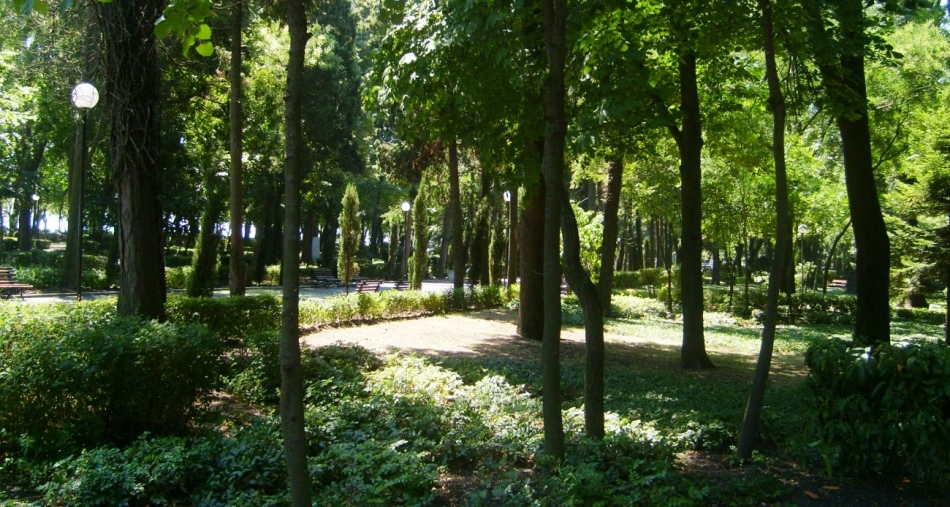 Sea Park in Burgas, Bulgaria