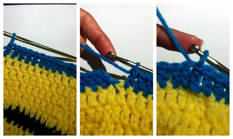 Crochet hat for a boy in spring and autumn: Step 17