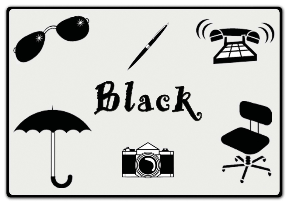 Карточка: черный цвет