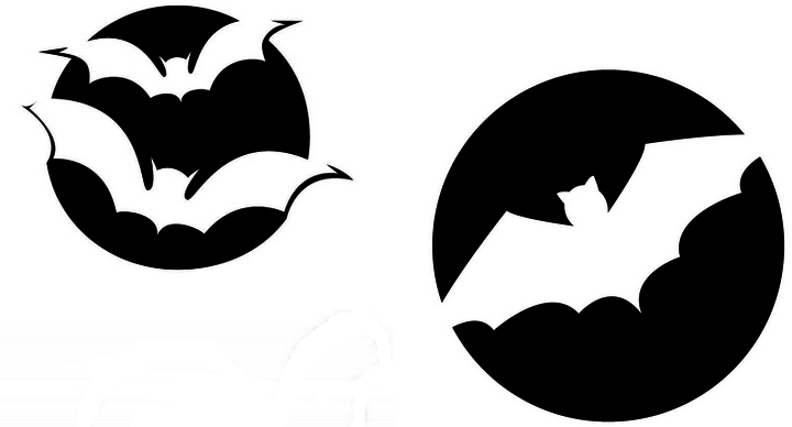 برش الگوی برای برش نقاشی خفاش