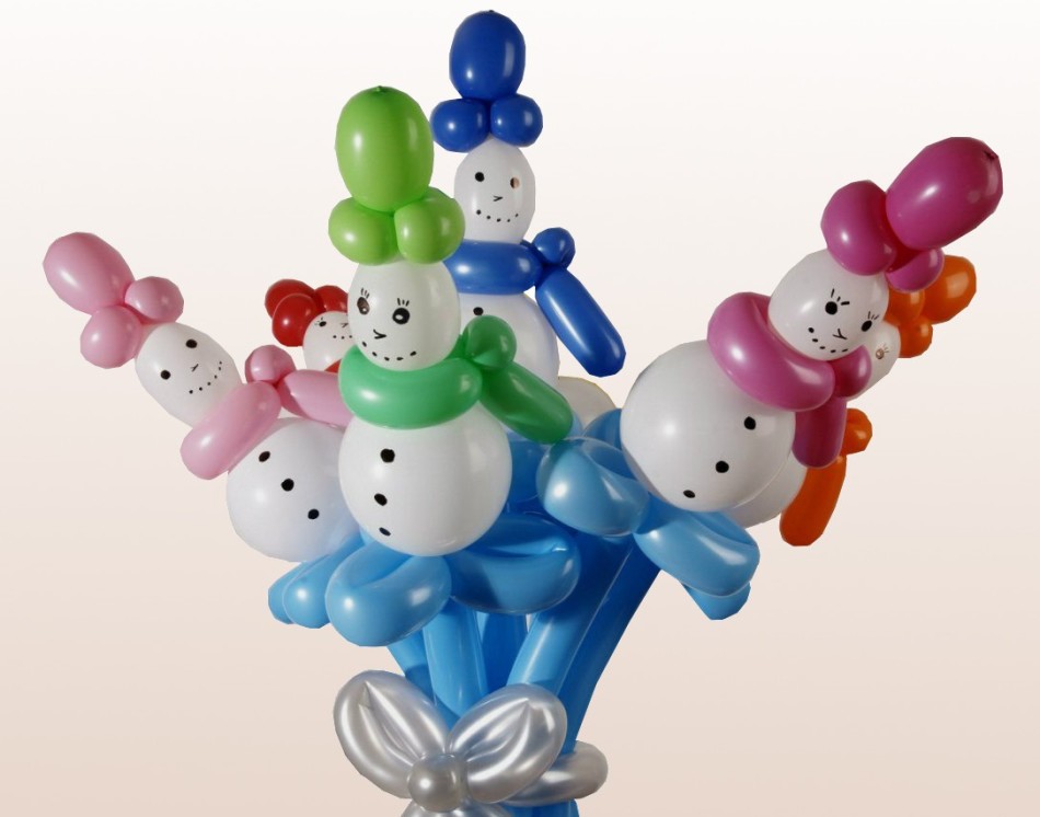 Bouquet of snowmen