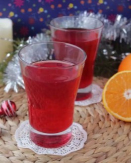 Boissons aux fruits avec du jus d'orange