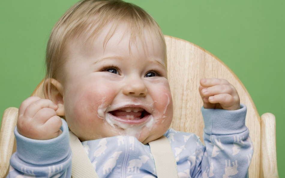 Il risultato è una zona jumper dopo un'alimentazione di un bambino