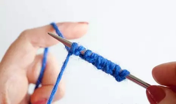 Rangée tricotée