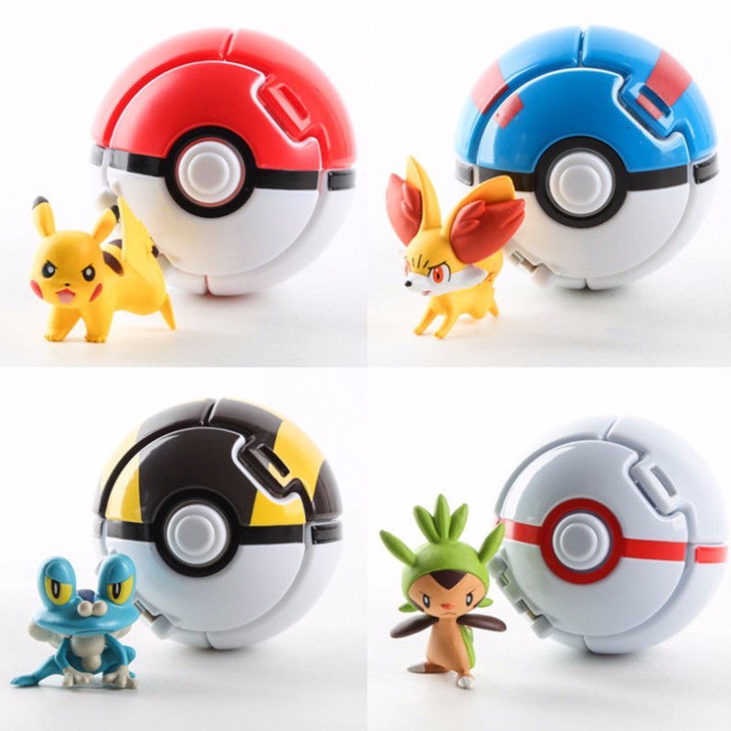 Játékok aliexpress -szel: Pokemon figurák golyókban.