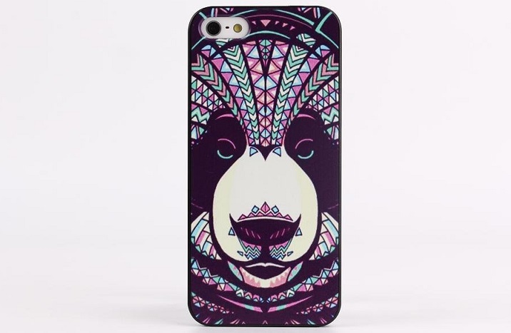 A case with a bear