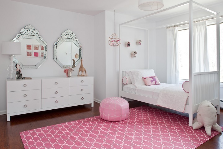 Organization of a children's room for a girl: Ideas