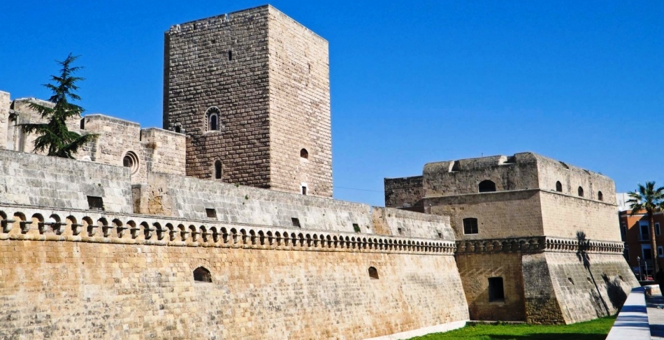 Château à Bari, en apule, en Italie