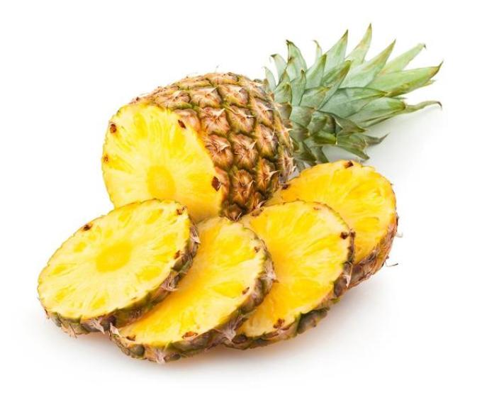 Pineapple should be ripe and fragrant
