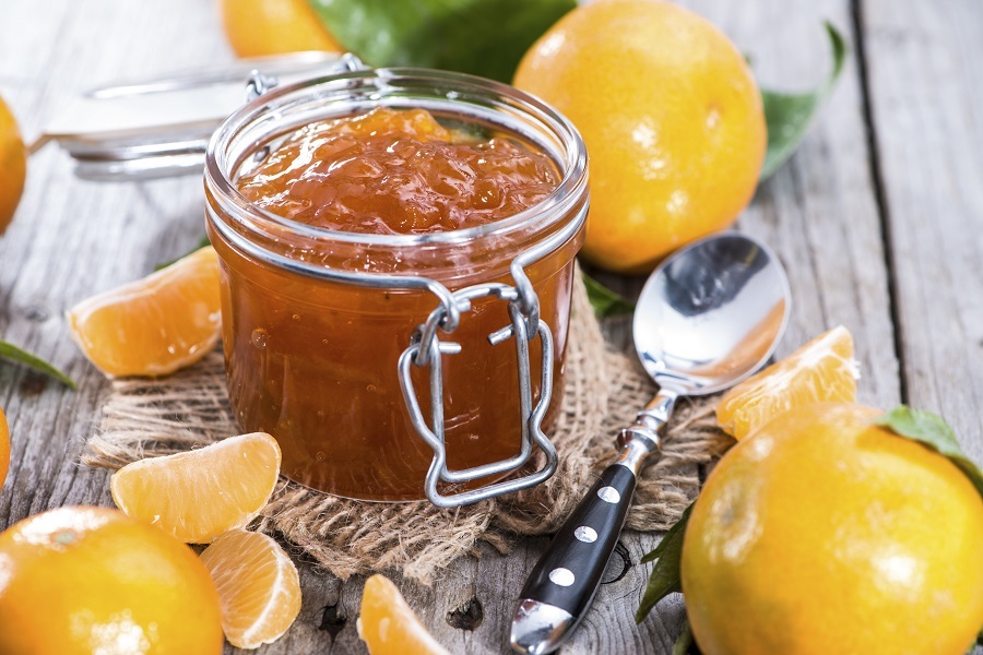 Orange jam without sugar