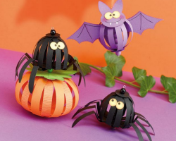 What can be cut from paper on Halloween: figures, things that can be printed, jewelry, crafts