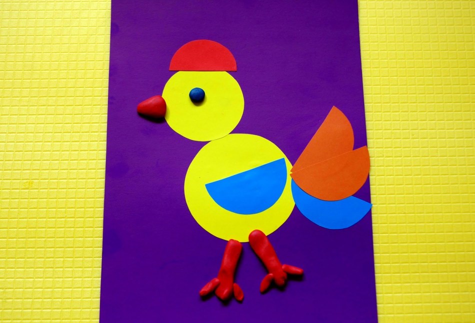 Crafts with colored paper