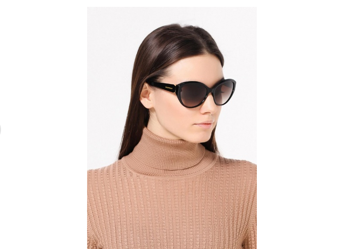 Women's sunglasses black on lamoda
