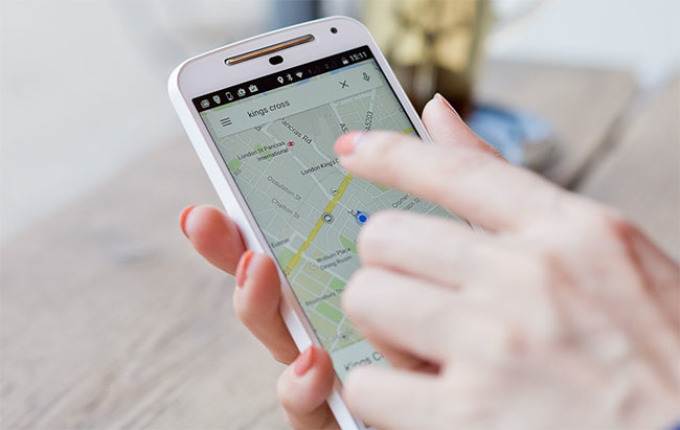 Search for a phone by GPS