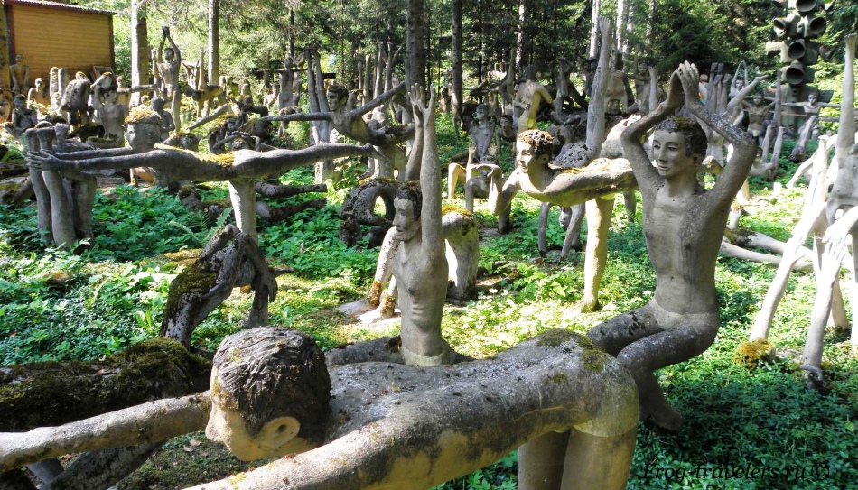 Парк скульптур в иматре, финляндия