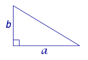 L'area di un triangolo rettangolare