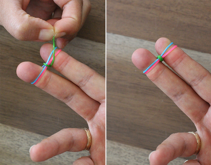 Как завязать резинку для волос с кольцом