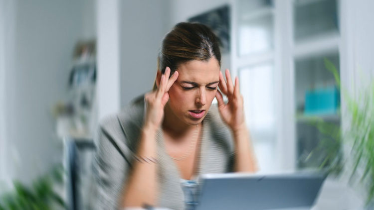 Enhanced work can lead to head pain
