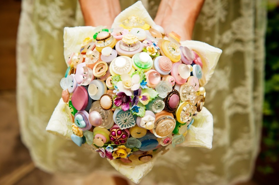 You can surprise guests with an unusual wedding bouquet