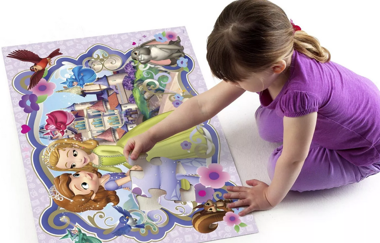 Mempelajari anak untuk mengumpulkan teka -teki