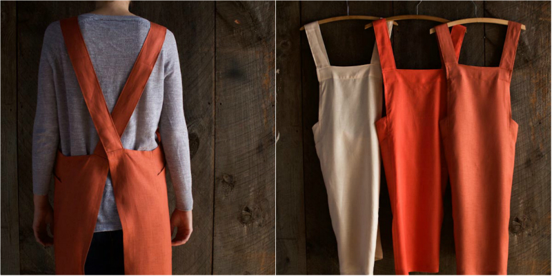Patterns and models of aprons No. 4