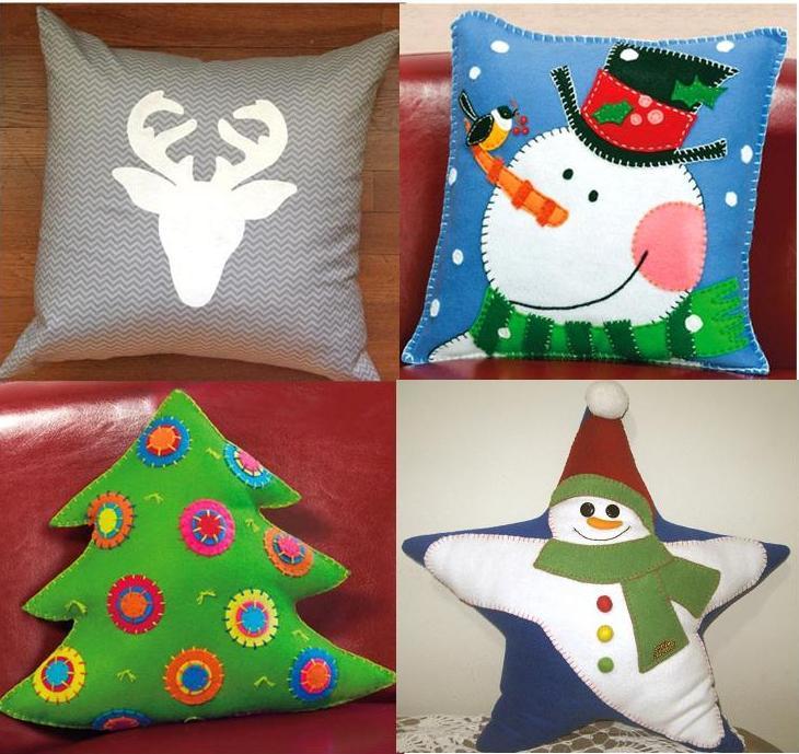 Bright and unusual gift pillows