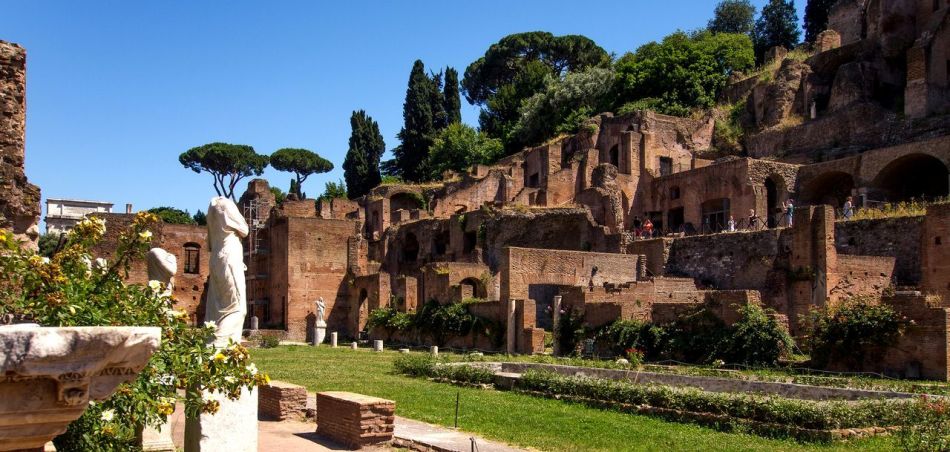 Hill Palatine, Roma, Italia