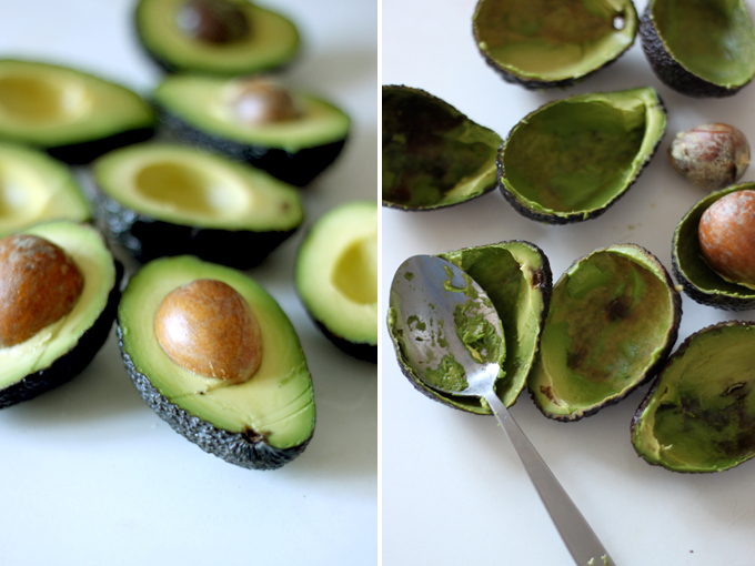 How to clean avocado from a bone