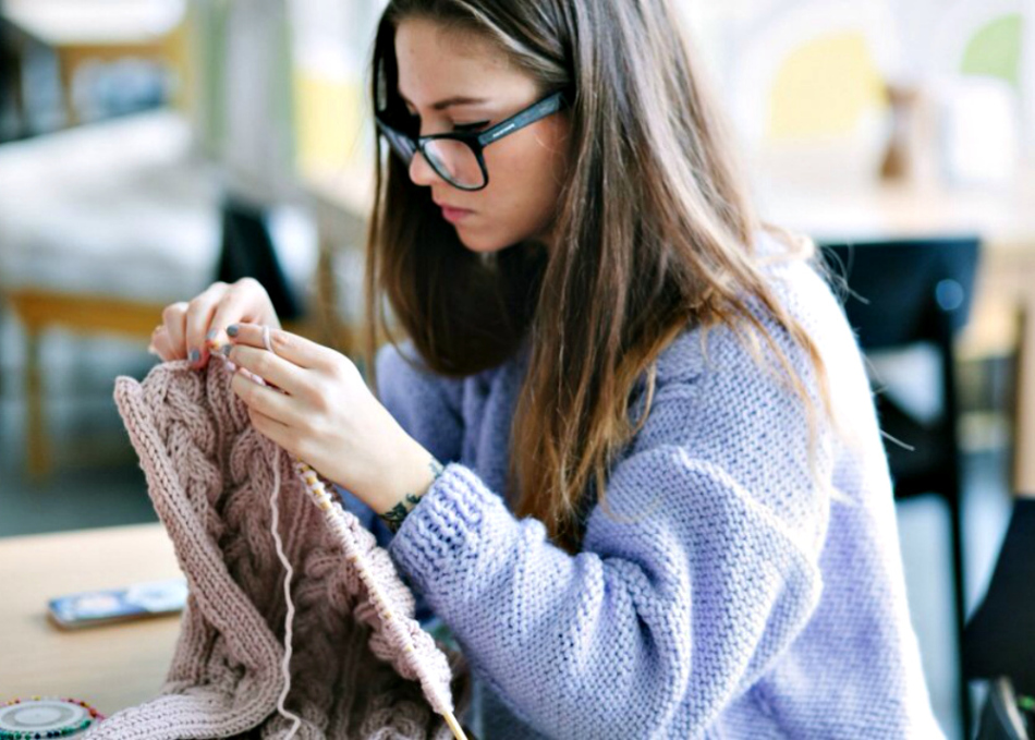 He is fond of needlework