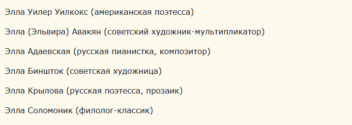 Познати људи, познате личности по имену