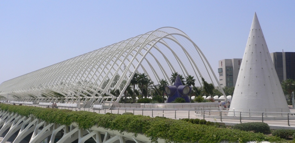 Πορτοκαλί γκαλερί (l'umbracle), валенсия, испания