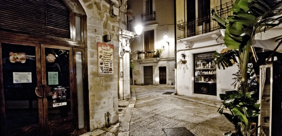 Bari régi városa, Apulia, Olaszország