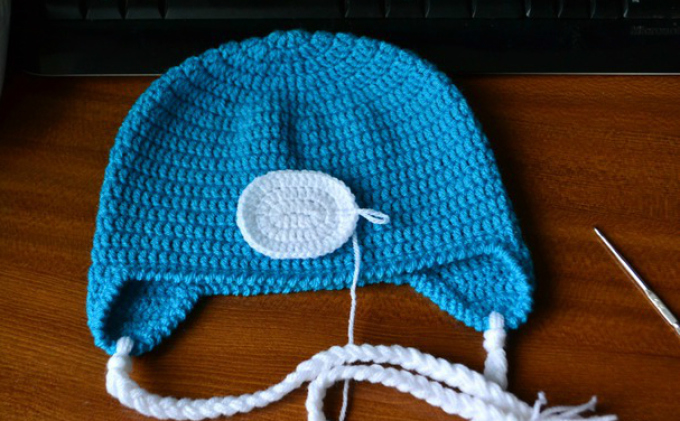 Hat Mishka Teddy Crochet: Step 3
