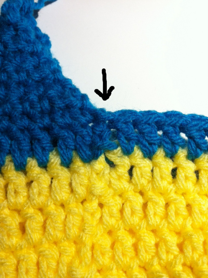Crochet hat for a boy in spring and autumn: Step 22