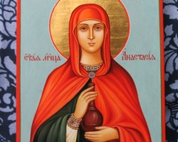 When is the name of the Anastasia in the Church Orthodox calendar? Anastasia's Day by church calendar: Dates by month