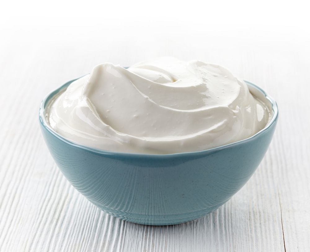 Crème sure pour pâte