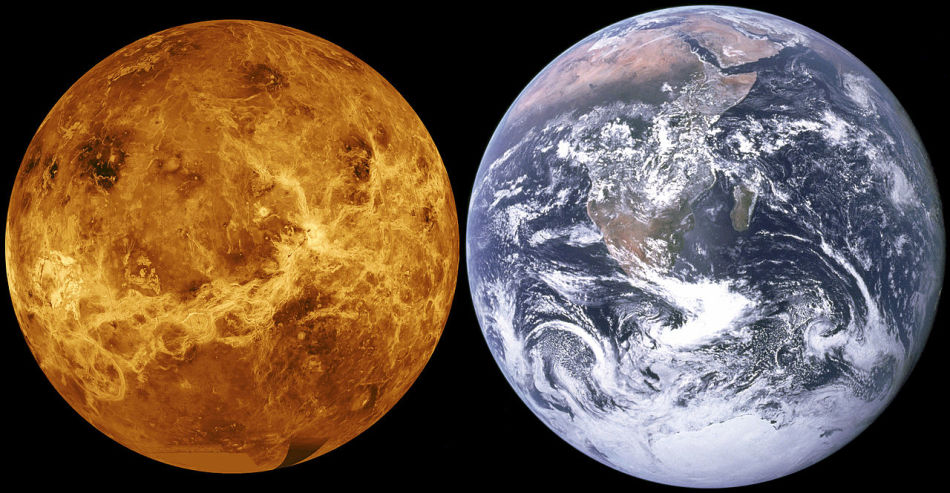 Föld és Vénusz