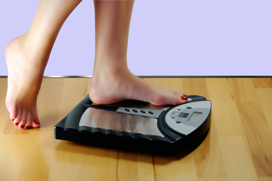 O.guer izguba teže glede na vrsto debelosti