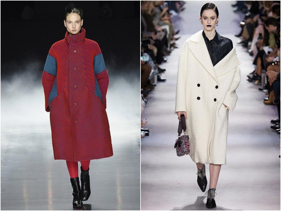 Стильные образы для повседневной женской молодежной уличной моды на осень, весну в пальто, сапогах